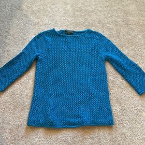 BLUE ‘EXCLUSIVE HAND KNIT’ SWEATER - Ralp Lauren